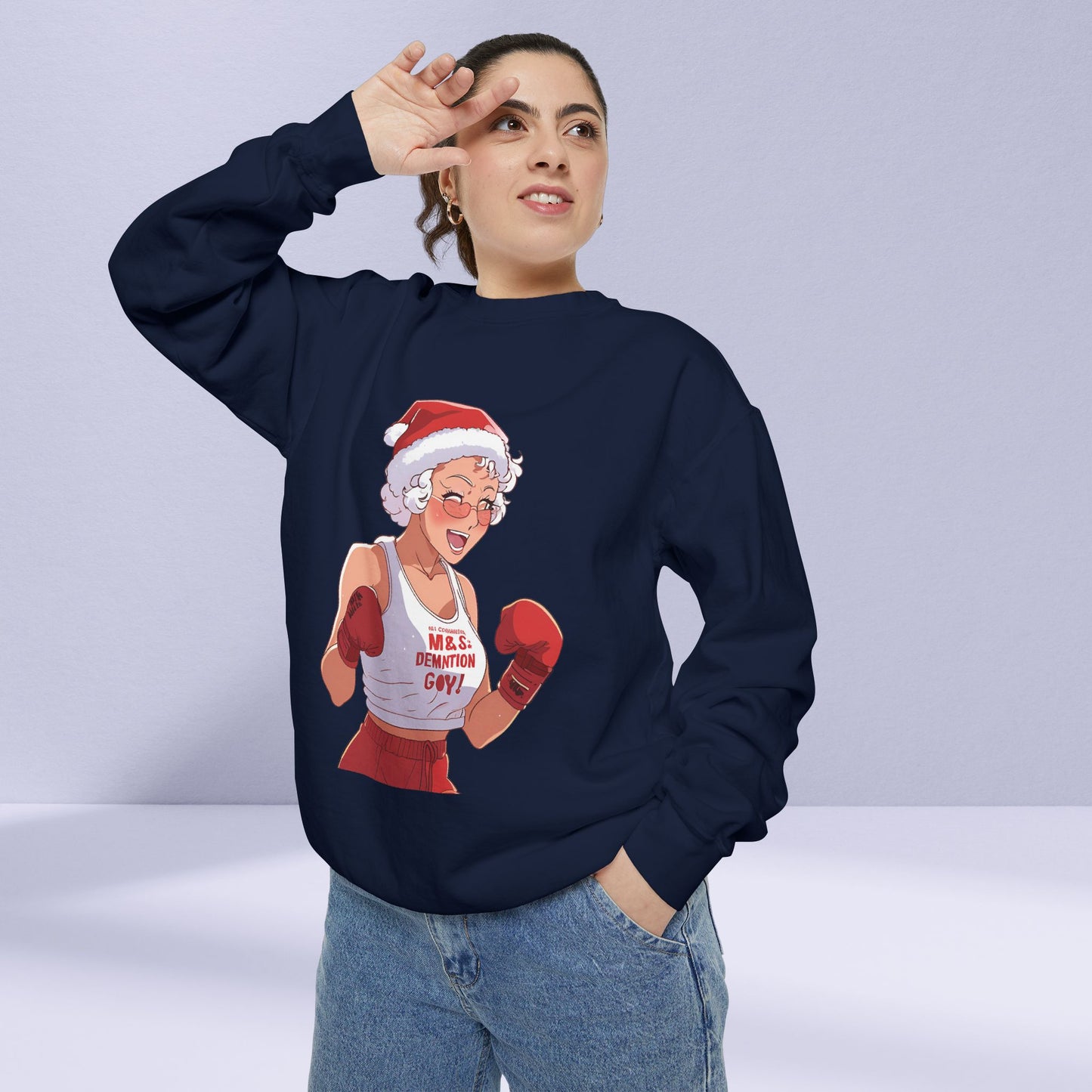 Weird Shirt But Still Fighting Garment-Dyed Sweatshirt