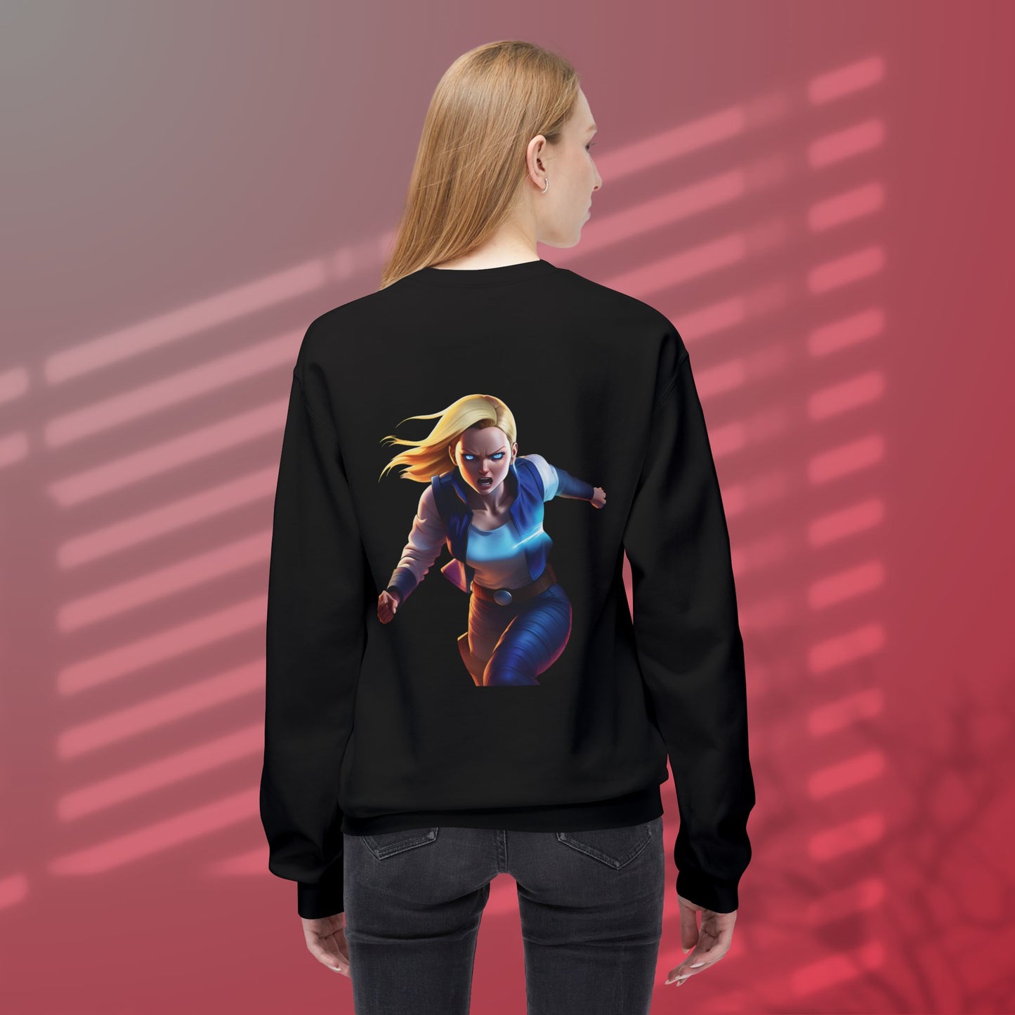 Android 18 Midweight Fleece Sweatshirt