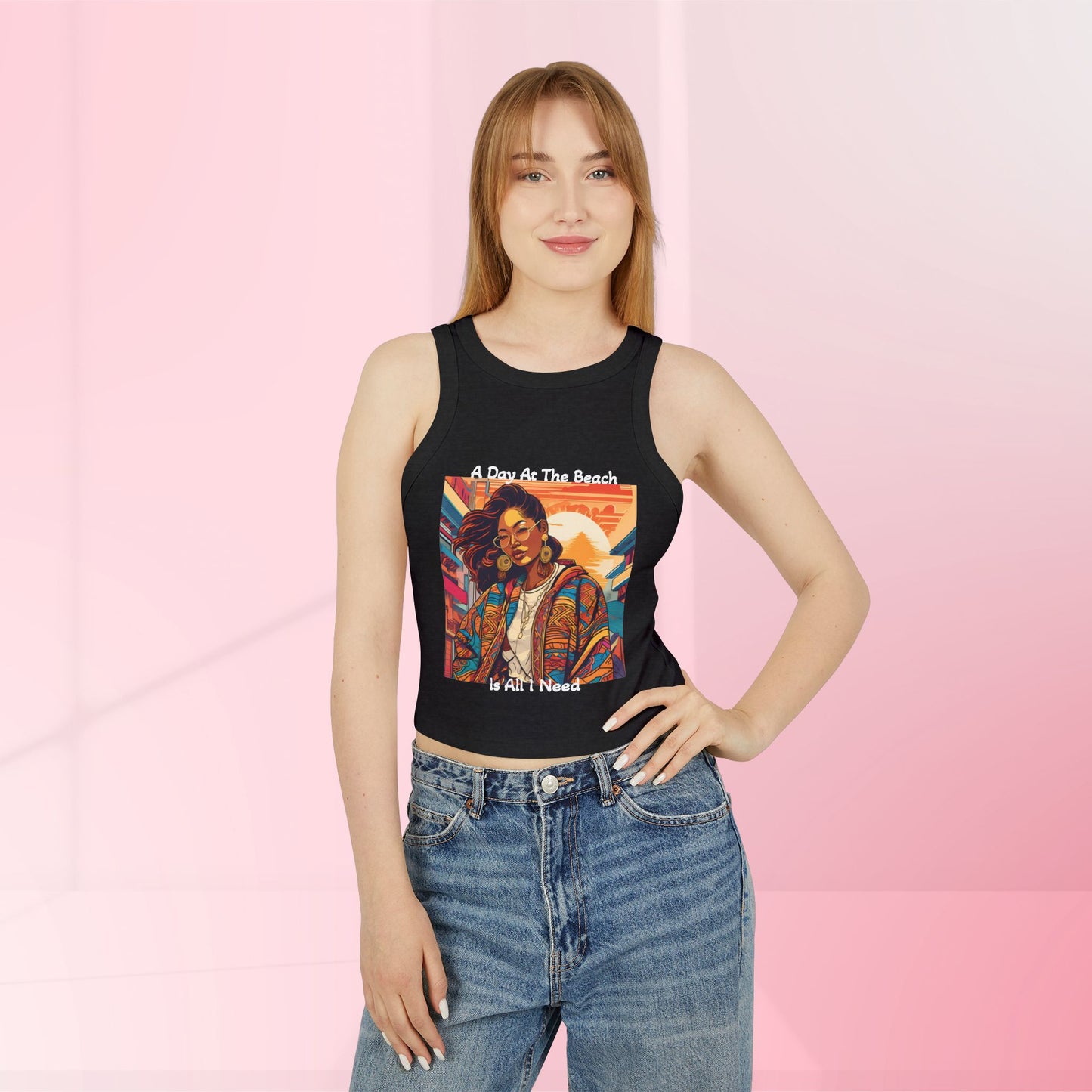 Women's Tribe of Warmth Micro Rib Racer Tank Top