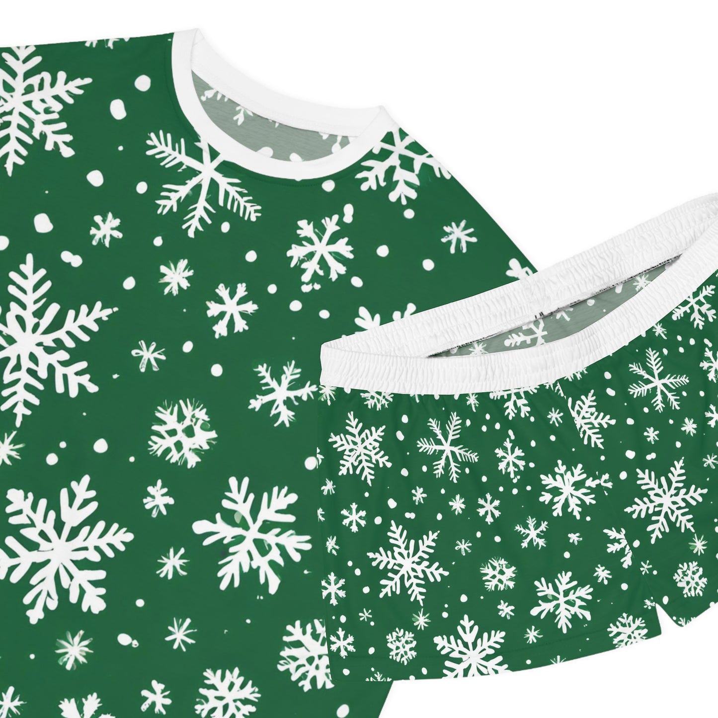 Women's Snow In The Jungle Short Pajama Set
