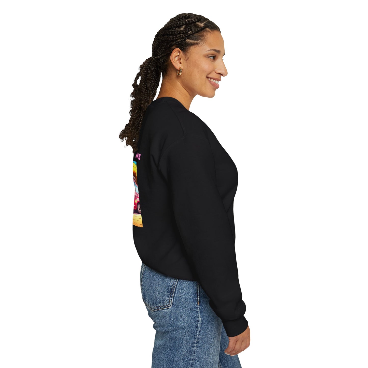 Unisex Relax And Go With The Flow Into The Future Sweatshirt