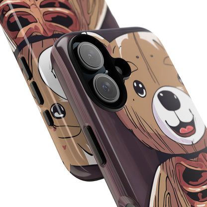 Weird Art Creepy Teddy Tough Cases