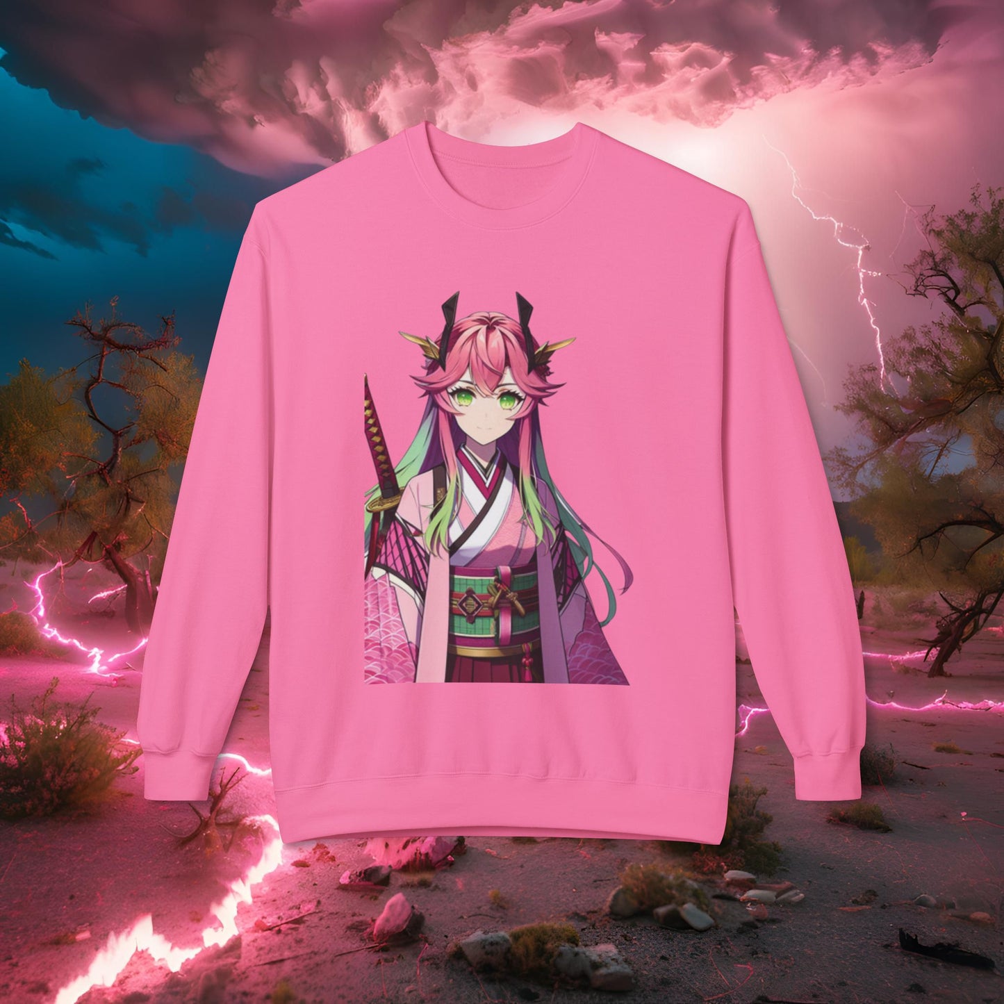 Mitsuri Fleece Crewneck Sweatshirt