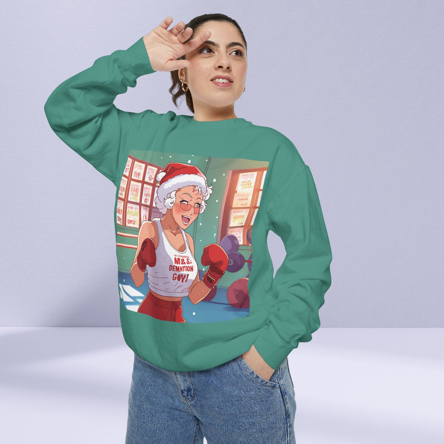 Weird Shirt But Still Fighting Garment-Dyed Sweatshirt