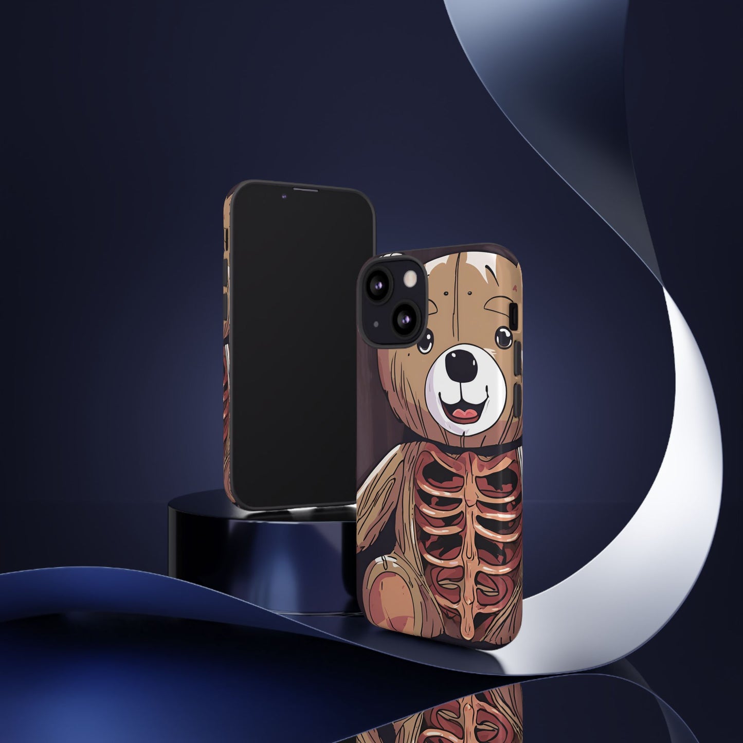Weird Art Creepy Teddy Tough Cases