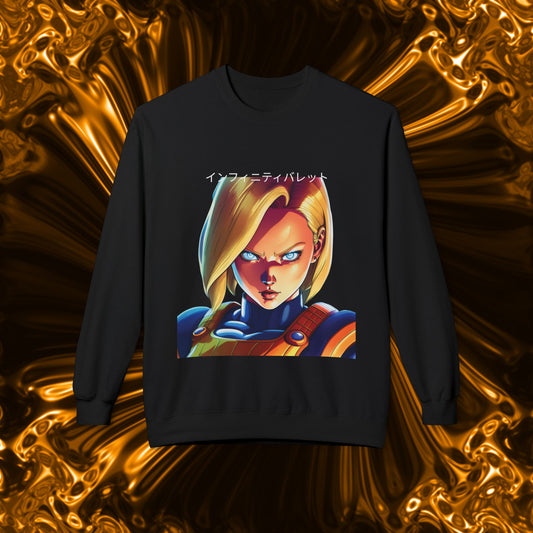 Android 18 Midweight Fleece Sweatshirt