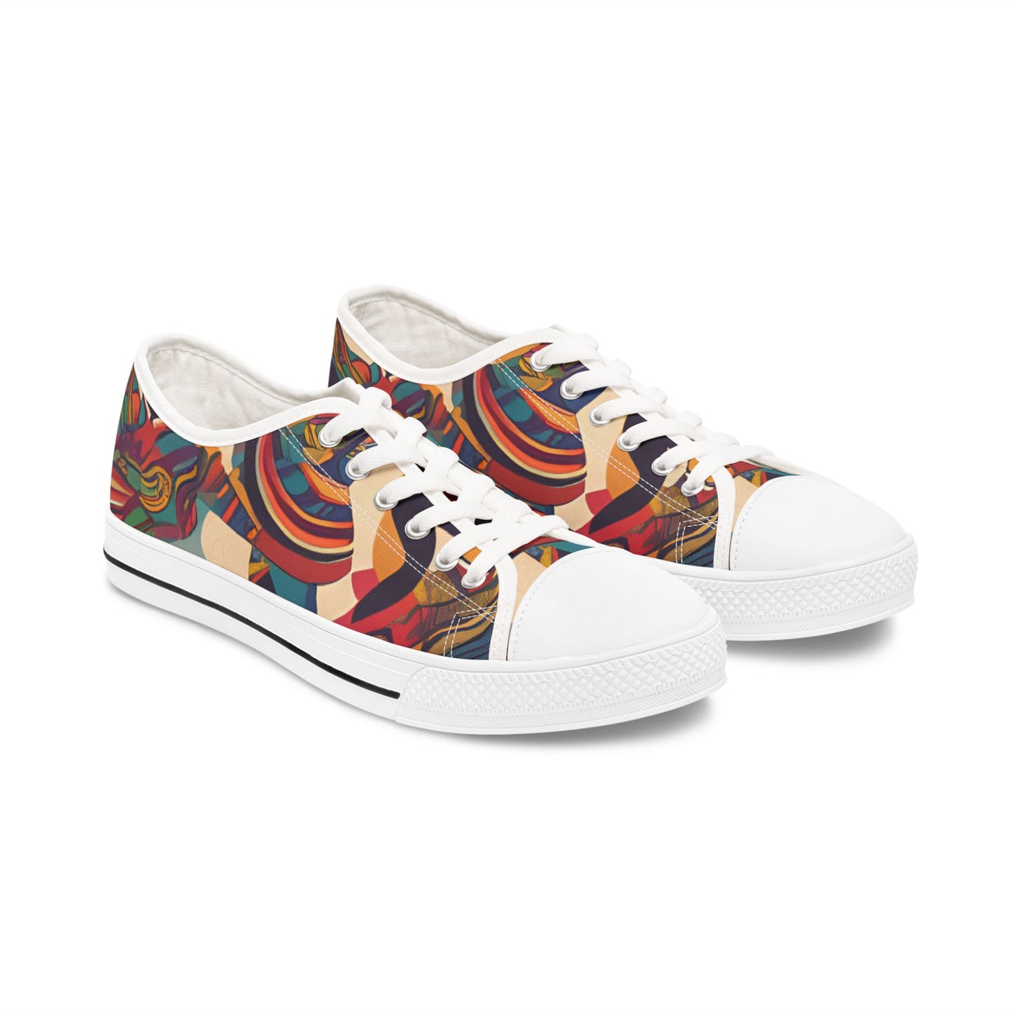 Women's Cultural Music & Dance Unity Low Top Sneakers