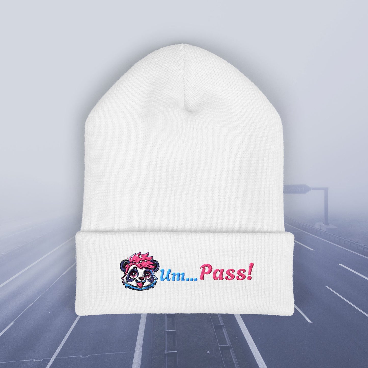 Strongly Decline Cute Classic Embroidered Beanie