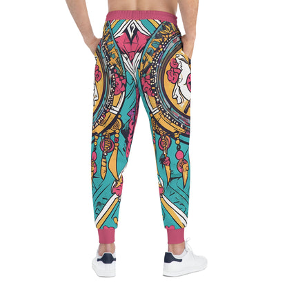 Colorful Pattern With An Ornate Design Joggers