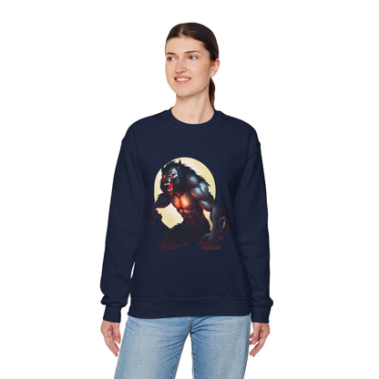 Gothic Monster Sweatshirt - Unisex Crewneck, Spooky Apparel, Halloween Gift, Dark Aesthetic, Unique Streetwear