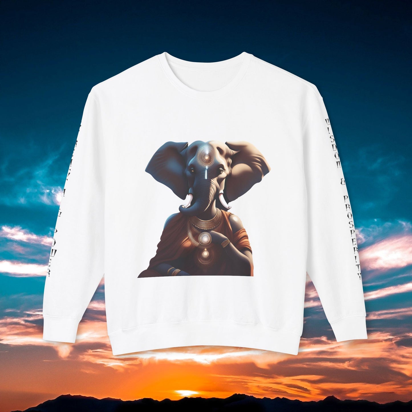 Vinayaki  Unisex Lightweight Crewneck Sweatshirt