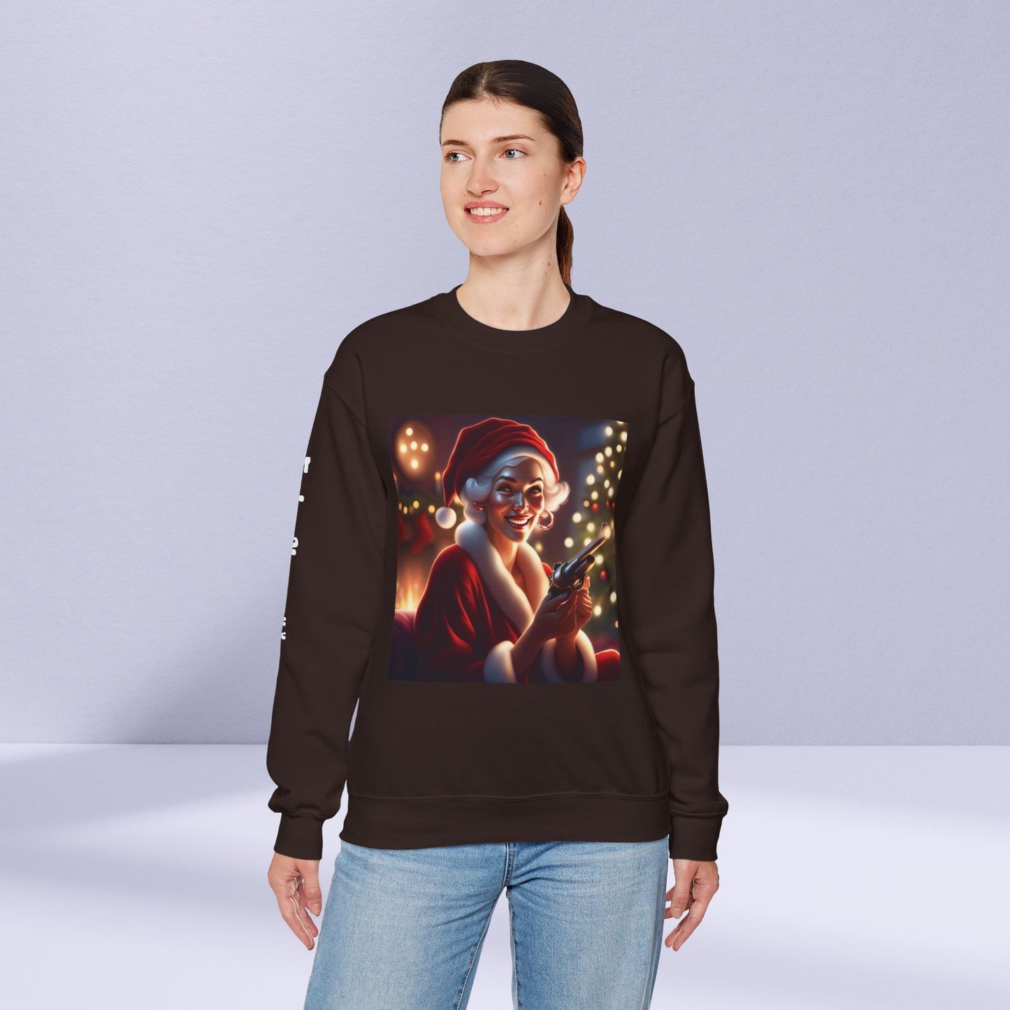 I Go Crazy On Christmas Heavy Blend™ Sweatshirt