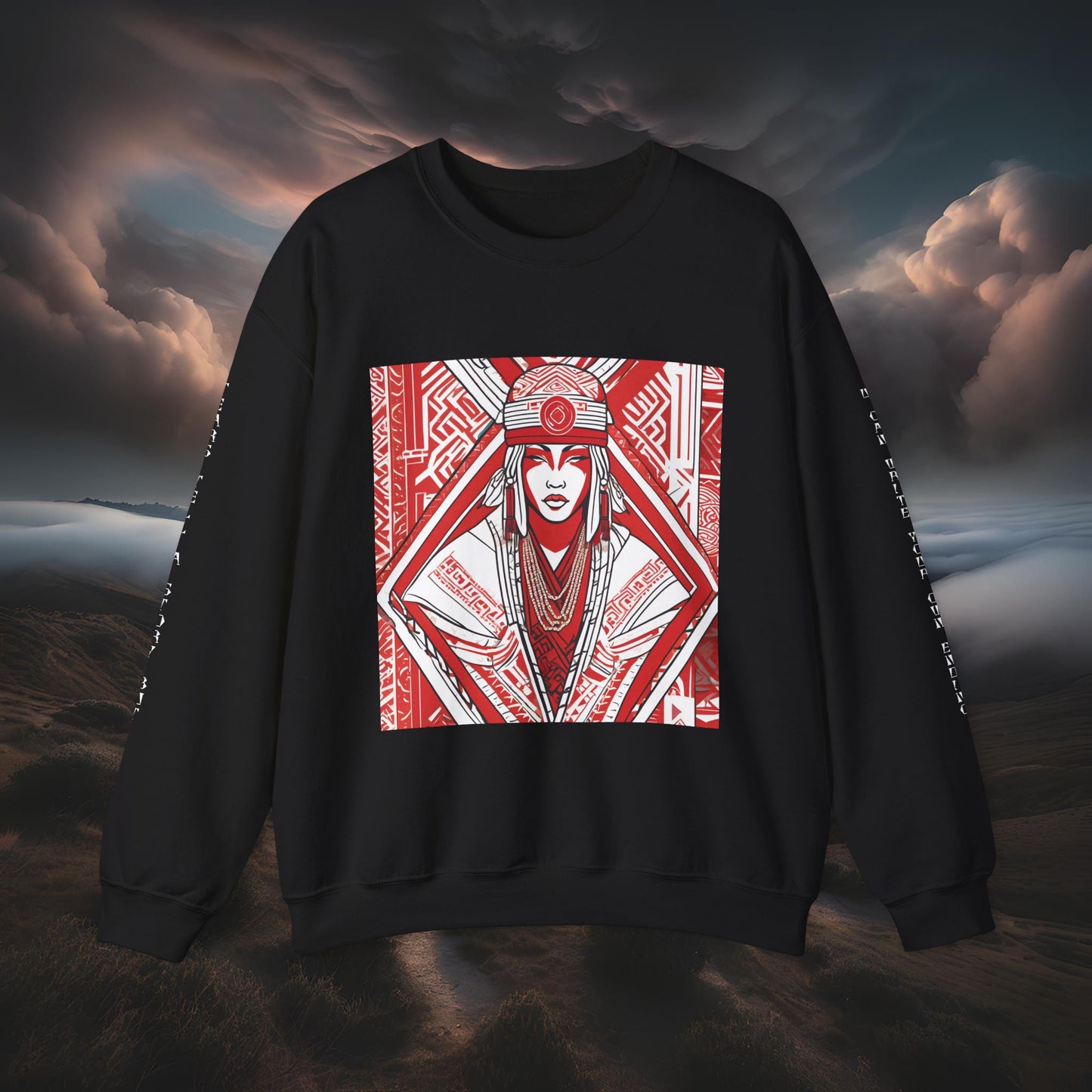 Red And White Tears Of Souls Sweatshirt