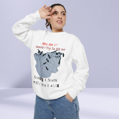 Unisex IDK Garment-Dyed Sweatshirt