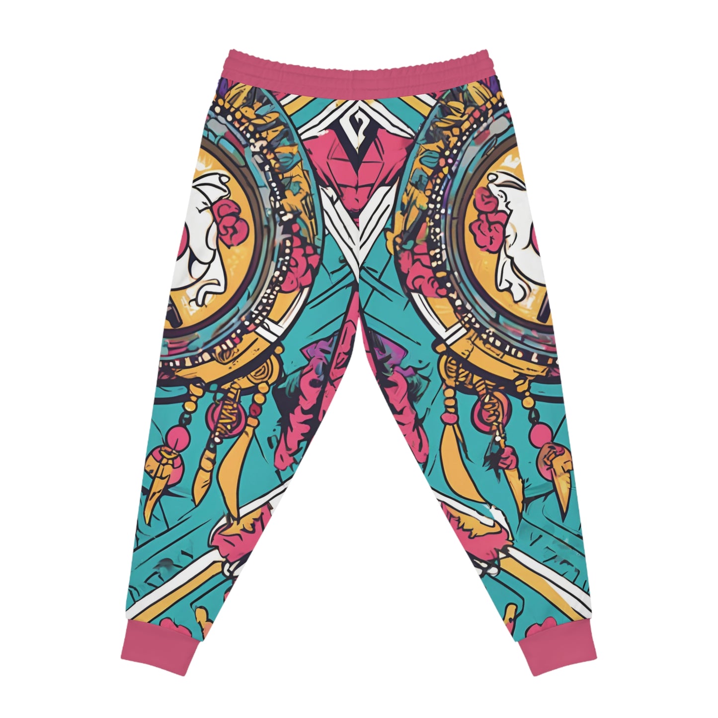 Colorful Pattern With An Ornate Design Joggers