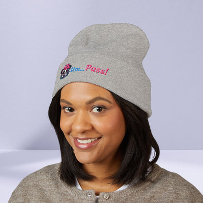 Strongly Decline Cute Classic Embroidered Beanie