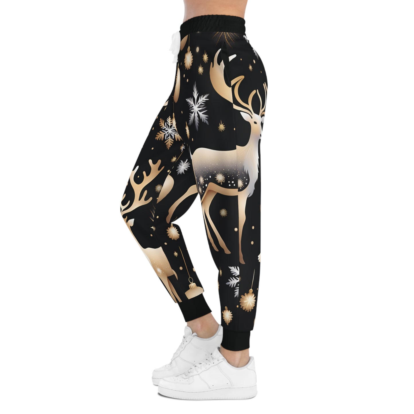 Golden Reindeer Sweatpants