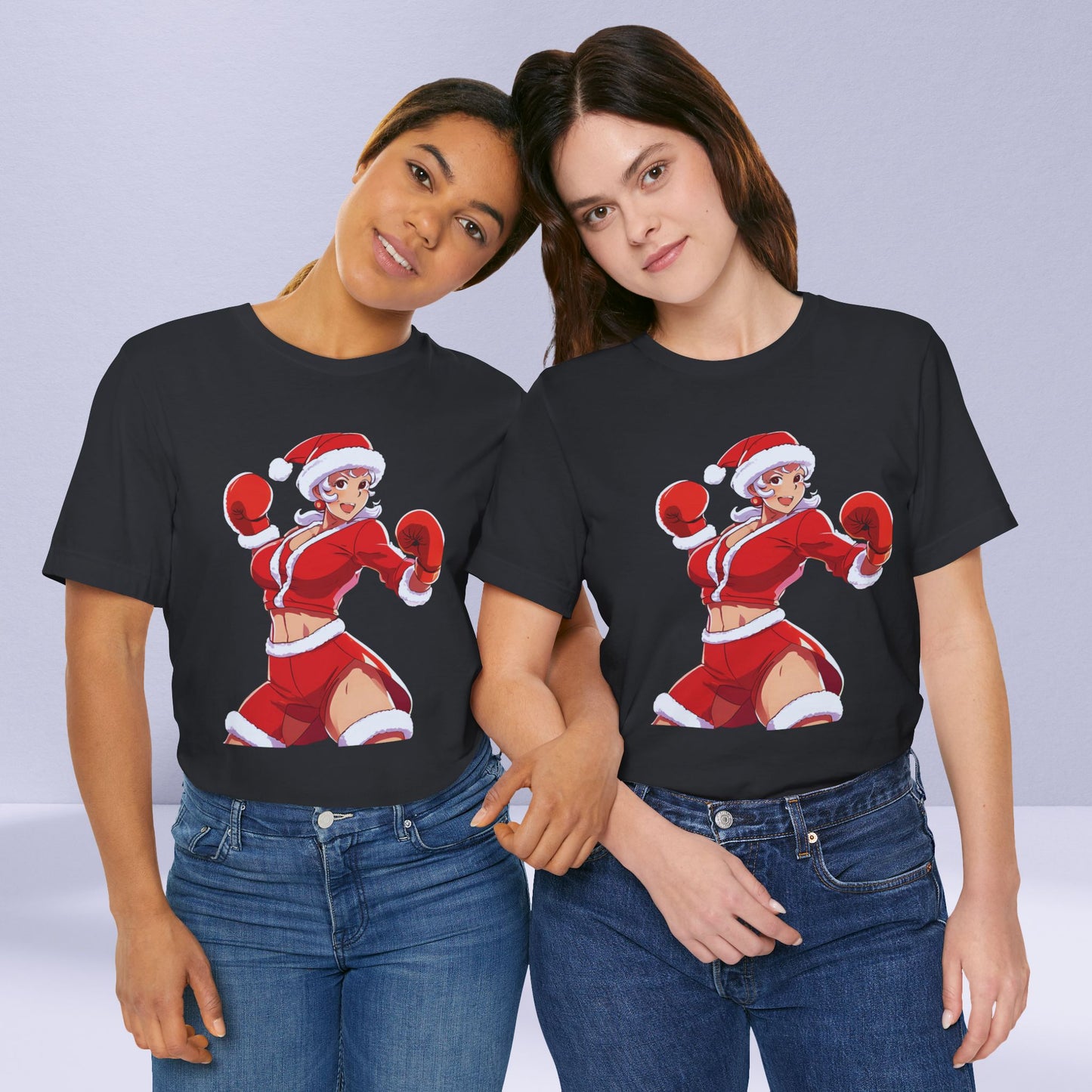 Santa's Little Helper Jersey Short Sleeve Tee