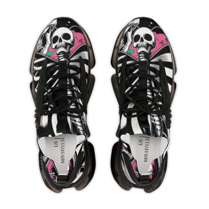 Stylish Men's Edgy Butterfly Mesh Sneakers with Playful Skeleton Design, Trendy Footwear, Unique Sneakers, Casual Men’s Shoes, Fashionable Athletic Shoes