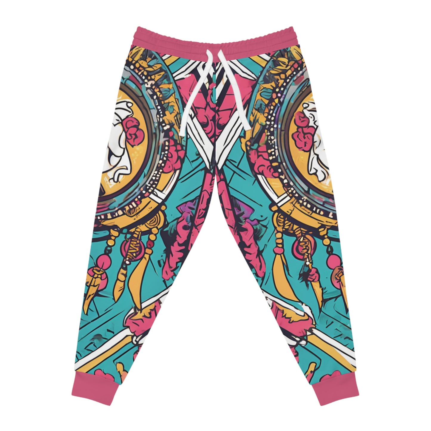 Colorful Pattern With An Ornate Design Joggers