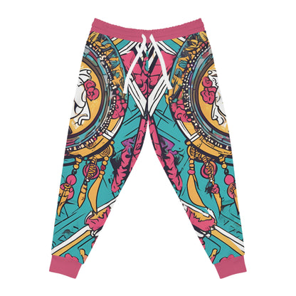 Colorful Pattern With An Ornate Design Joggers