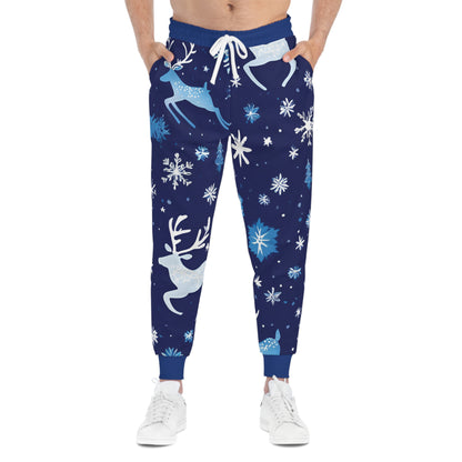 Flower Field Of Snow Joggers