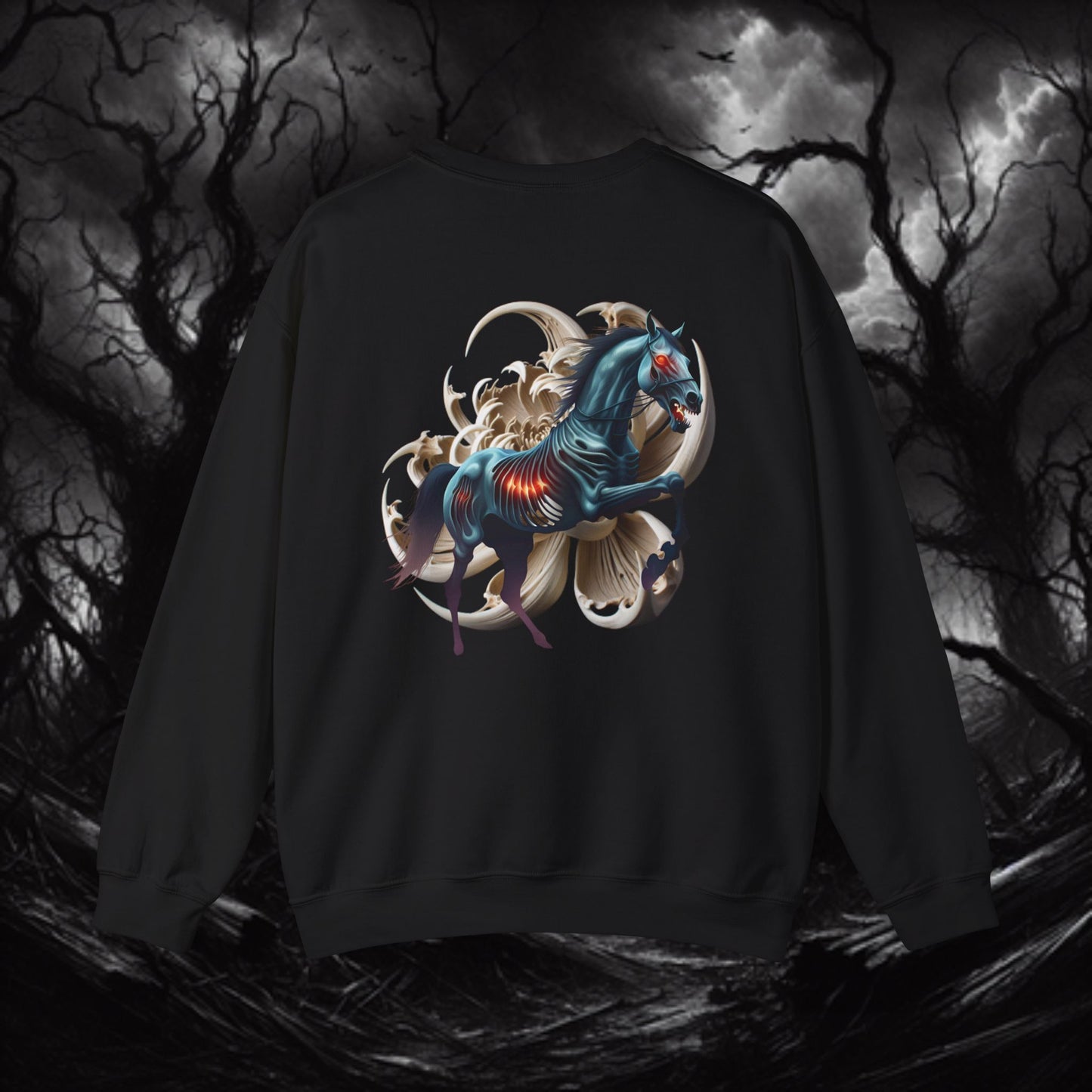 The Rider's Horse Gothic Fantasy Crewneck Sweatshirt, Unisex Sweatshirt, Halloween Apparel, Witchy Sweatshirt, Gifts for Halloween Lovers, Gothic Style [...]