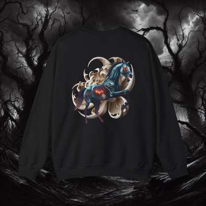 The Rider's Horse Gothic Fantasy Crewneck Sweatshirt, Unisex Sweatshirt, Halloween Apparel, Witchy Sweatshirt, Gifts for Halloween Lovers, Gothic Style [...]