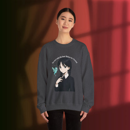 Anime-Inspired Wednesday Can't Wake the Dead Sweatshirt
