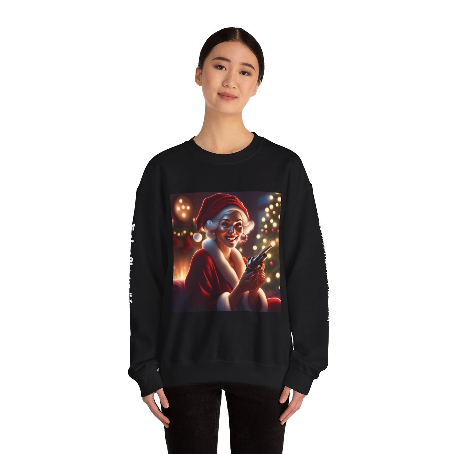 I Go Crazy On Christmas Heavy Blend™ Sweatshirt