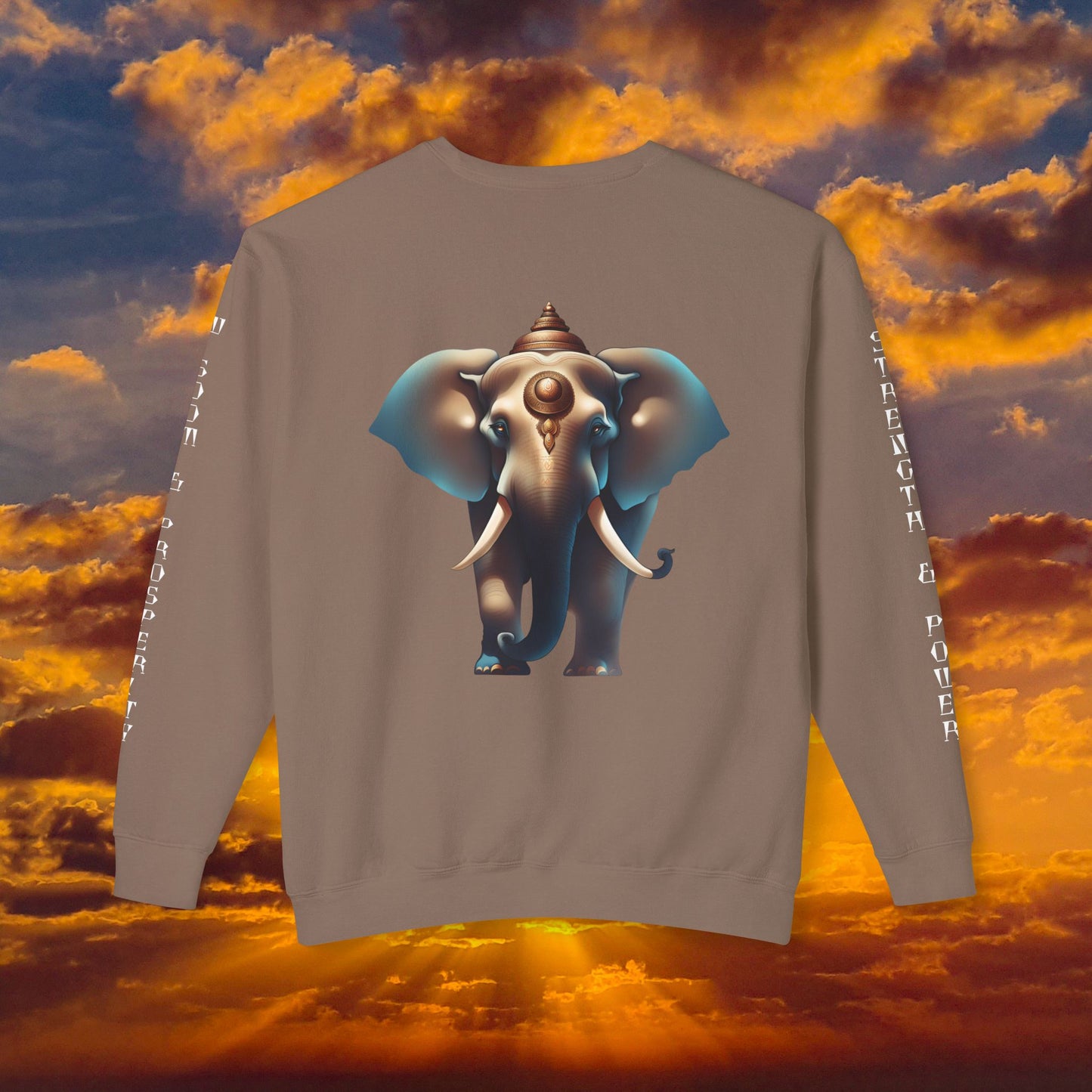 Vinayaki  Unisex Lightweight Crewneck Sweatshirt