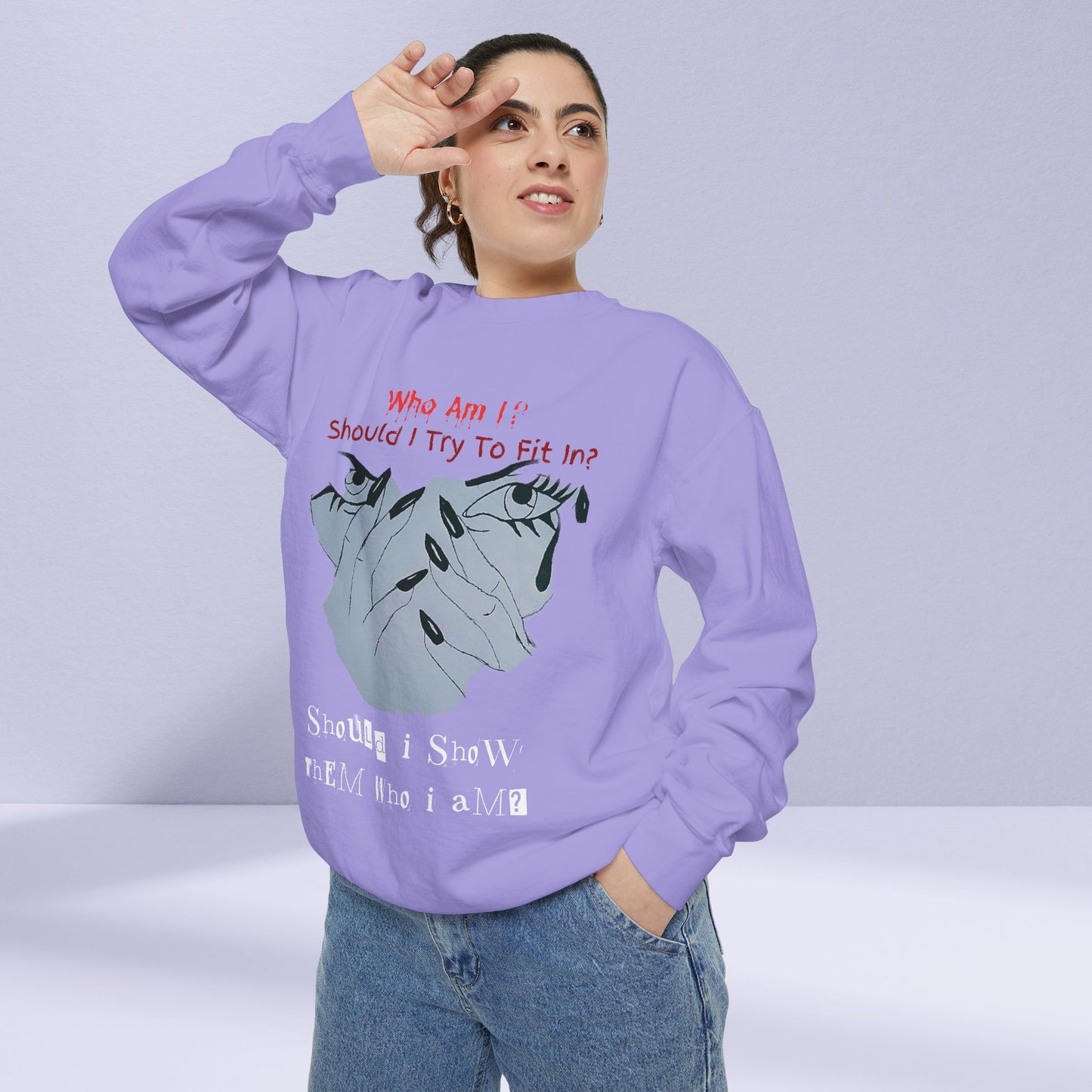 Unisex IDK Garment-Dyed Sweatshirt