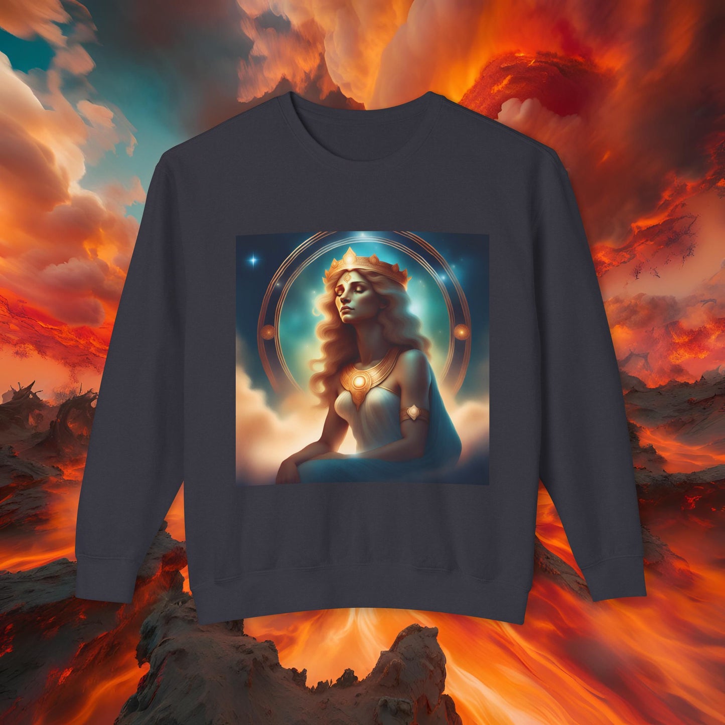 Light Of Sol Lightweight Crewneck Sweatshirt