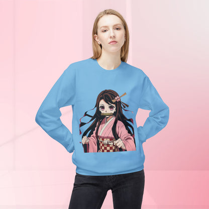 Nezuko Softstyle Fleece Crewneck Sweatshirt