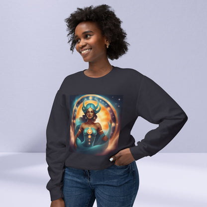 Lunar Cancer Lightweight Crewneck Sweatshirt