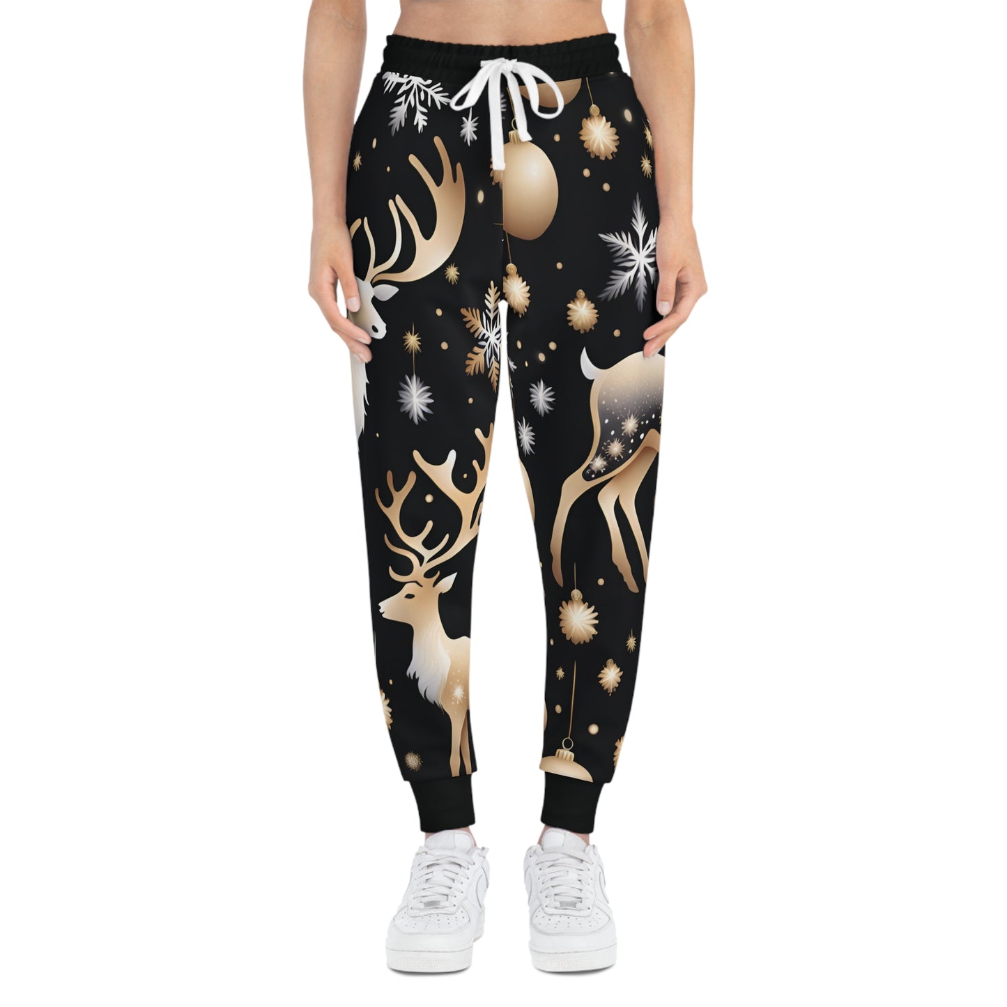 Golden Reindeer Sweatpants