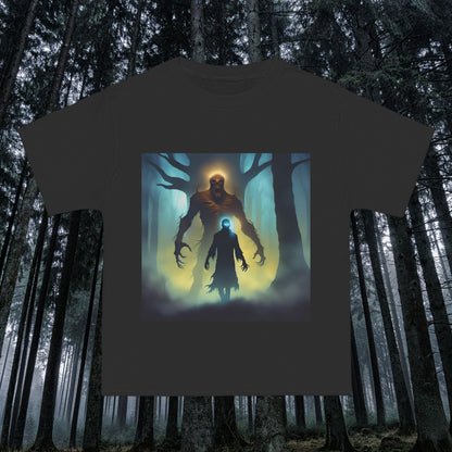 Mystical Forest Creature T-Shirt | Fantasy Tee, Short-Sleeve Shirt, Graphic Tee, Unique Art Shirt, Gift for Nature Lovers