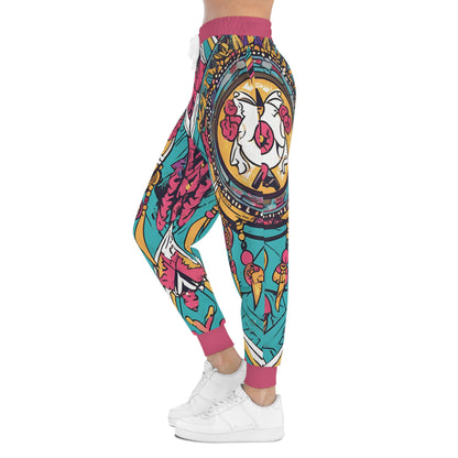 Colorful Pattern With An Ornate Design Joggers