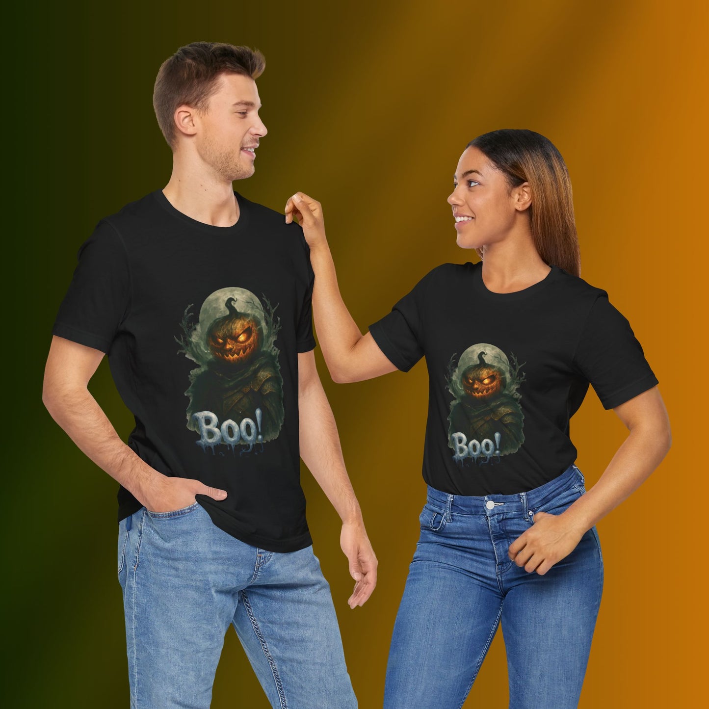 Sketched Spooky Pumpkin Monster Halloween Tee, Unisex Tee, Ghostly Apparel, Fall Fashion, Boo Graphic Shirt, Trick or Treat Wear, Halloween Gift