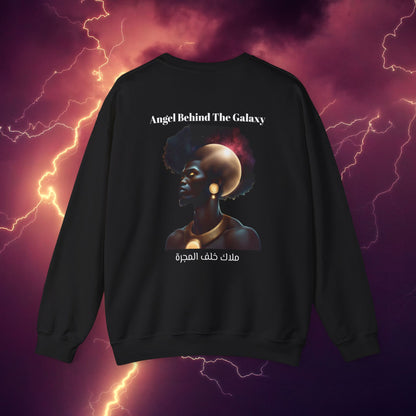 Angel Behind The Galaxy Sweatshirt Language Of Five