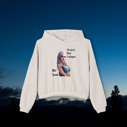 Vampire Of The Snowy Night Cinched Bottom Hoodie