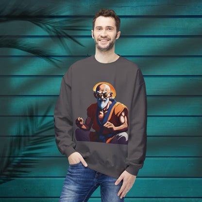 Master Roshi Softstyle Fleece Crewneck Sweatshirt