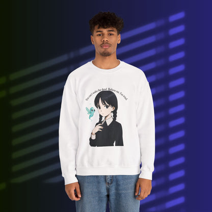 Anime-Inspired Wednesday Can't Wake the Dead Sweatshirt