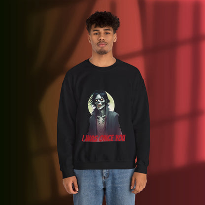 Gothic Zombie Horror Crewneck Sweatshirt - Unisex Gift for Halloween, Spooky Nights, Horror Lovers, Funny Sweatshirt, Casual Wear