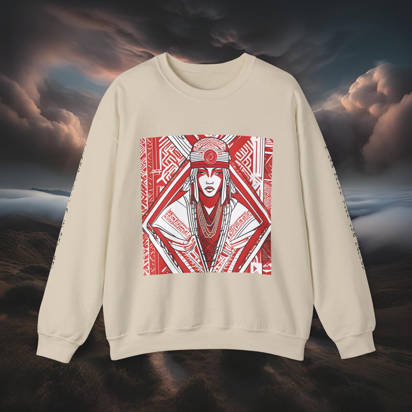 Red And White Tears Of Souls Sweatshirt