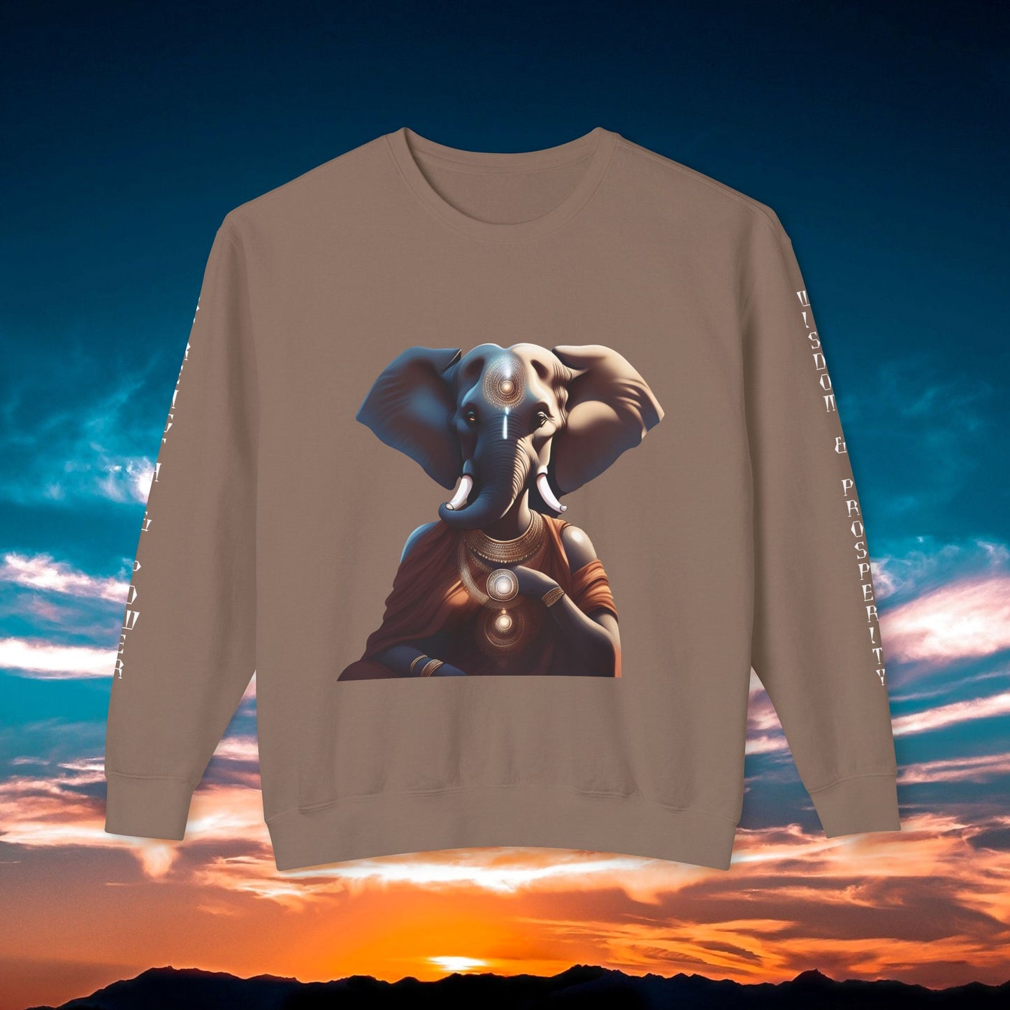 Vinayaki  Unisex Lightweight Crewneck Sweatshirt