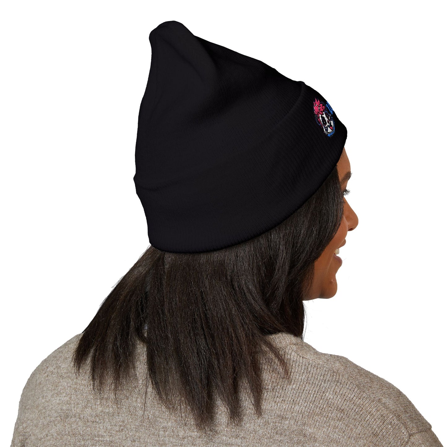 Strongly Decline Cute Classic Embroidered Beanie