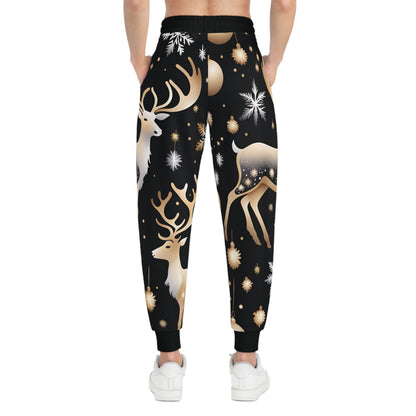 Golden Reindeer Sweatpants