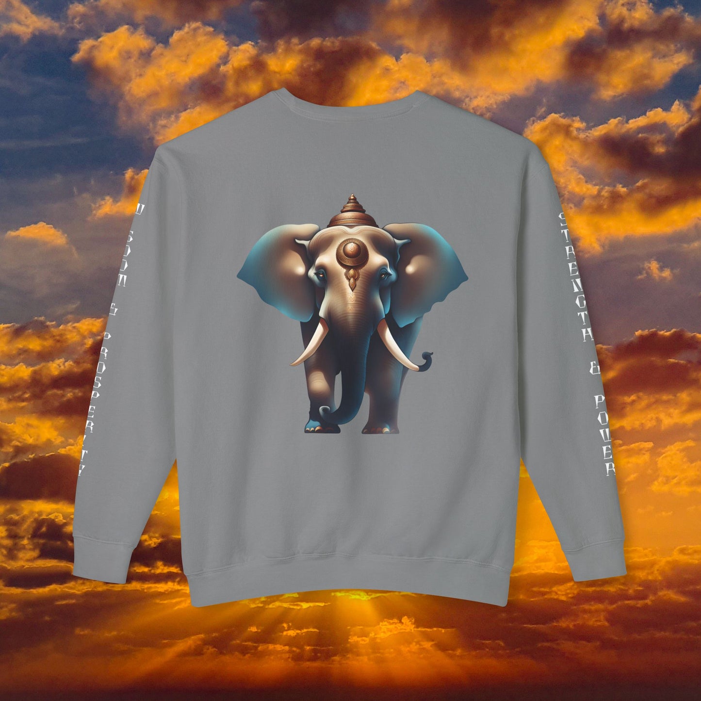 Vinayaki  Unisex Lightweight Crewneck Sweatshirt