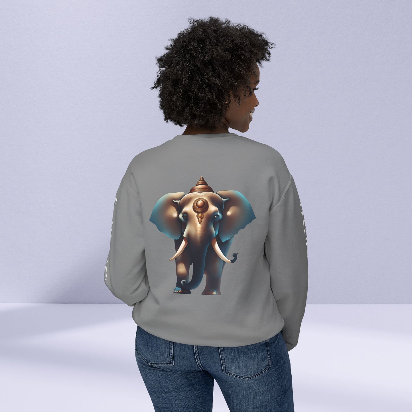 Vinayaki  Unisex Lightweight Crewneck Sweatshirt